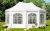 PAGODASÁTOR 3 x 4,1 m-es, PVC ponyva, fehér