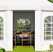 PAGODASÁTOR 3 x 4,1 m-es, PVC ponyva, fehér