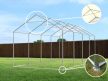 LÁNGÁLLÓ PARTISÁTOR / RENDEZVÉNYSÁTOR PRO Ultra 4 x 6 x 2 m PVC ponyva, fehér, padlókerettel