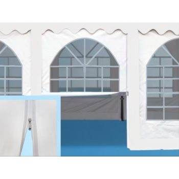 OLDALPANEL 2X2,6M PVC, FEHÉR CIPZÁRRAL