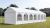 LÁNGÁLLÓ PARTISÁTOR / RENDEZVÉNYSÁTOR PRO Ultra 4 x 14 x 2,6 m PVC ponyva, fehér, padlókerettel