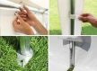 LÁNGÁLLÓ PARTISÁTOR / RENDEZVÉNYSÁTOR PRO Ultra 4 x 14 x 2,6 m PVC ponyva, fehér, padlókerettel