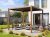 3x3m Premium Pergola, lamellás tetővel, tölgyfa kinézet