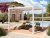 3x4m Premium Pergola, lamellás tetővel, fehér