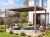 3x4m Premium Pergola, lamellás tetővel, tölgyfa kinézet