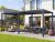 3x6m Deluxe Pergola, lamellás tetővel, gyöngyházszürke