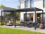 3x6m Deluxe Pergola, lamellás tetővel, gyöngyházszürke