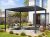 3x4m Premium Pergola, lamellás tetővel, antracit