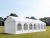 LÁNGÁLLÓ PARTISÁTOR / RENDEZVÉNYSÁTOR PRO Ultra 6 x 22 x 2,6 m PVC ponyva, fehér, padlókerettel