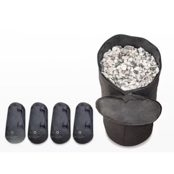   Súlyzsák összecsukható parti sátrakhoz, 4 db/szett, teherbírás: 25 kg/db