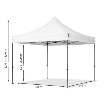   ÖSSZECSUKHATÓ/SZÉTNYITHATÓ PAVILON 3 x 3 m, csak tetővel
