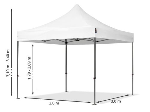 ÖSSZECSUKHATÓ/SZÉTNYITHATÓ PAVILON 3 x 3 m, csak tetővel