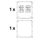 ÖSSZECSUKHATÓ / SZÉTNYITHATÓ PAVILON 3 x 3m, tető + 2 oldal
