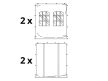 ÖSSZECSUKHATÓ / SZÉTNYITHATÓ PAVILON 3 x 3 m, tető + 4 oldal