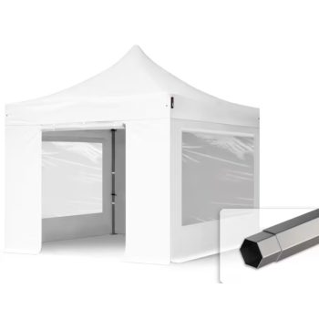   ÖSSZECSUKHATÓ PAVILON PREMIUM, ACÉL, 3 x 3 m, tető + 4 oldal