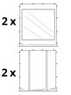ÖSSZECSUKHATÓ PAVILON PREMIUM, ACÉL, 3 x 3 m, tető + 4 oldal