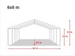 PARTISÁTOR / RENDEZVÉNYSÁTOR PRO Smart 6 x 8 x 2 m