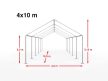 PARTISÁTOR / RENDEZVÉNYSÁTOR PRO Smart 4 x 10 x 2 m