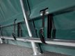 GARÁZSSÁTOR PROFESSIONAL 1,6 x 2,4 m, PVC ponyva, szürke, statikai megerősítés nélkül