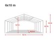 PARTISÁTOR / RENDEZVÉNYSÁTOR PRO Plus 6 x 10 x 2 m