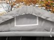 GARÁZSSÁTOR Professional - 2,4 x 3,6 m, PVC ponyva, szürke, statikai megerősítés nélkül
