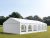 LÁNGÁLLÓ PARTISÁTOR / RENDEZVÉNYSÁTOR PRO Ultra 6 x 12 x 2 m PVC ponyva, fehér, padlókerettel