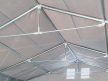 PROFESSIONAL 8x8m, PVC ponyva, szürke, padlókerettel, statikai megerősítés nélkül