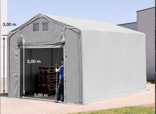 RAKTÁRSÁTOR - Outlander, felhúzhatós kapu, 4 x 8 x 3 m