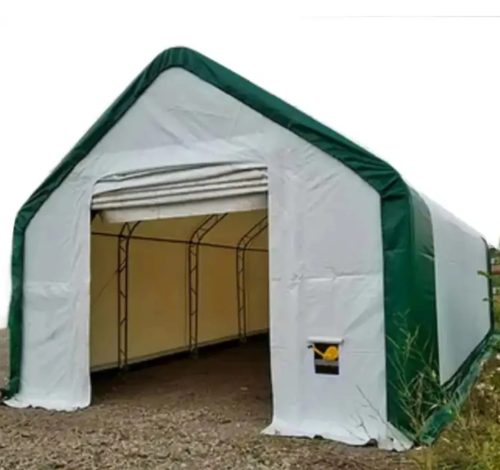ROBUSZTUS IPARI RAKTÁRSÁTOR 15,25 m X 45,75 m X 7,01 m (697 m2 ALAPTERÜLET)