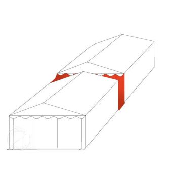ÖSSZEKÖTŐ-, ERESZCSATORNA 5M XXL PVC, 3M MAGAS, SZÜRKE