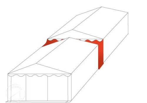 ÖSSZEKÖTŐ-, ERESZCSATORNA 5M XXL PVC, 3M MAGAS, SZÜRKE
