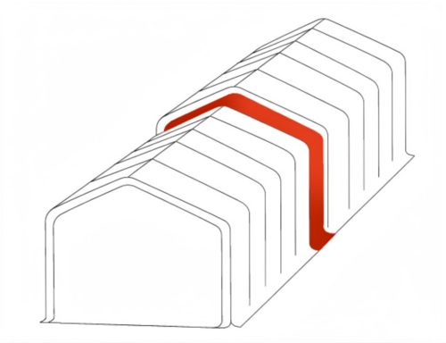 Összekötő-, ereszcsatorna 5m XXL PVC, 3m magas, szürke