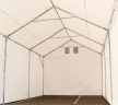 IPARI SÁTOR 4x8x2,6m, PVC PONYVA, SZÜRKE, PADLÓKERETTEL