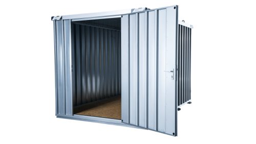 Quick-Build konténer 2×2 méteres,  DoubleDoor,  2 m oldalfal